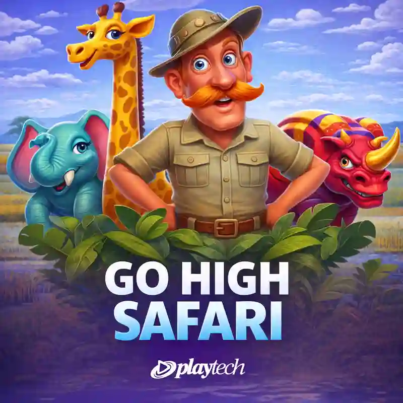 Go High Safari slot game banner kingbet
